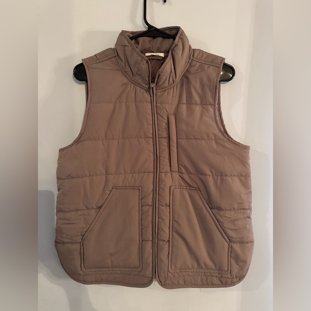 Maurices Taupe Puffer Vest